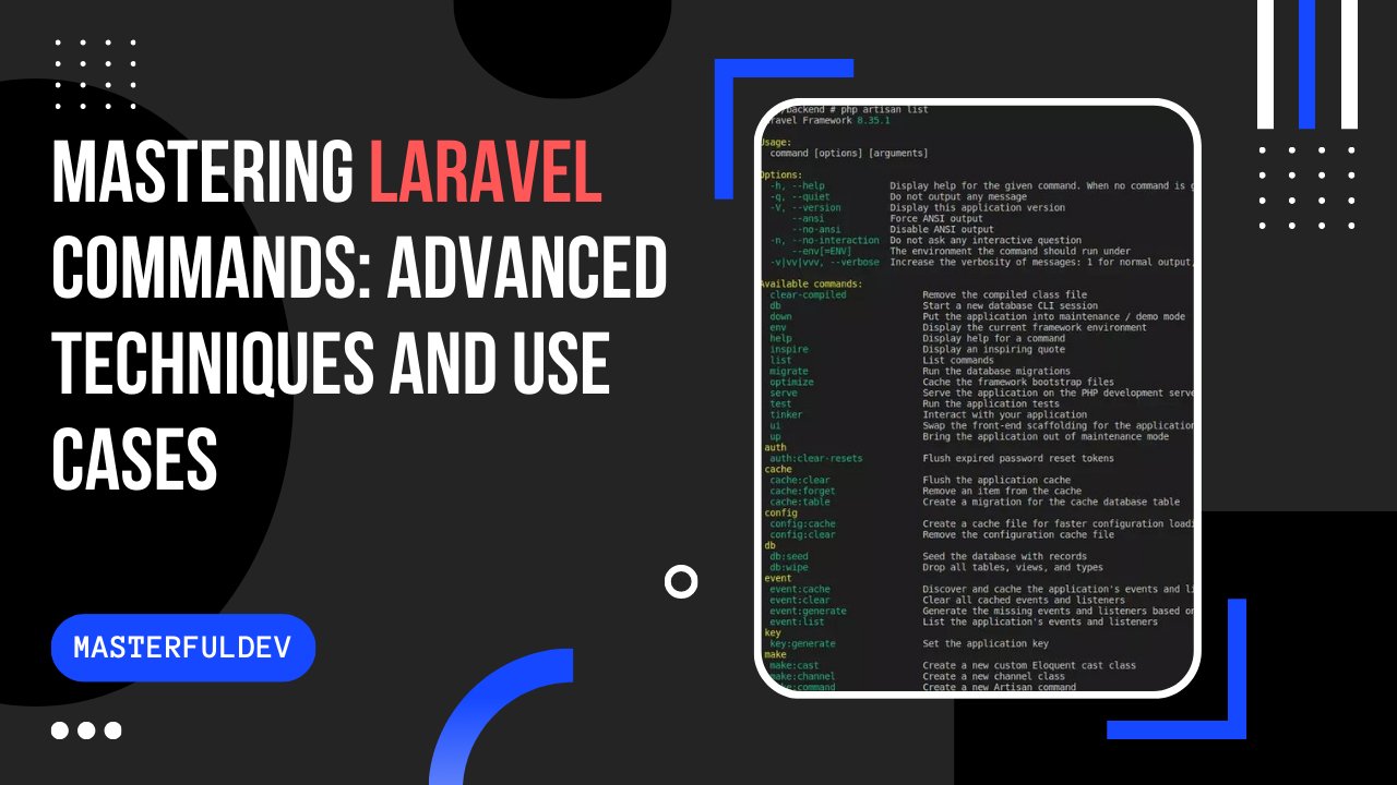 Mastering Laravel Commands: Advanced Techniques and Use Cases